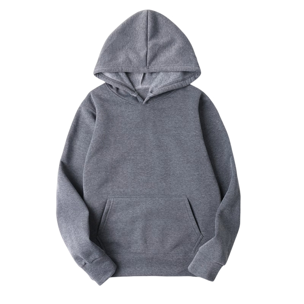 Women’s Casual Long Sleeve Hoodie Pullover with Pockets Dark Grey
