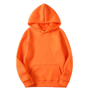 Women’s Cozy Long Sleeve Pullover Hoodie with Pockets Orange
