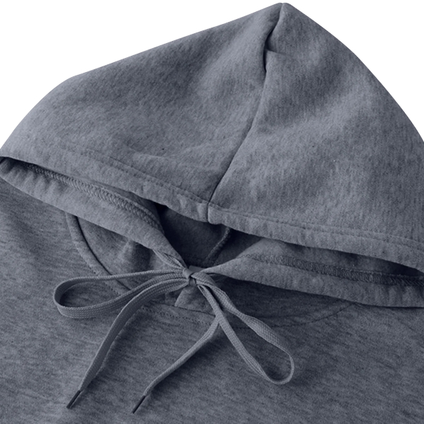 Women’s Casual Long Sleeve Hoodie Pullover with Pockets Dark Grey - Image 2